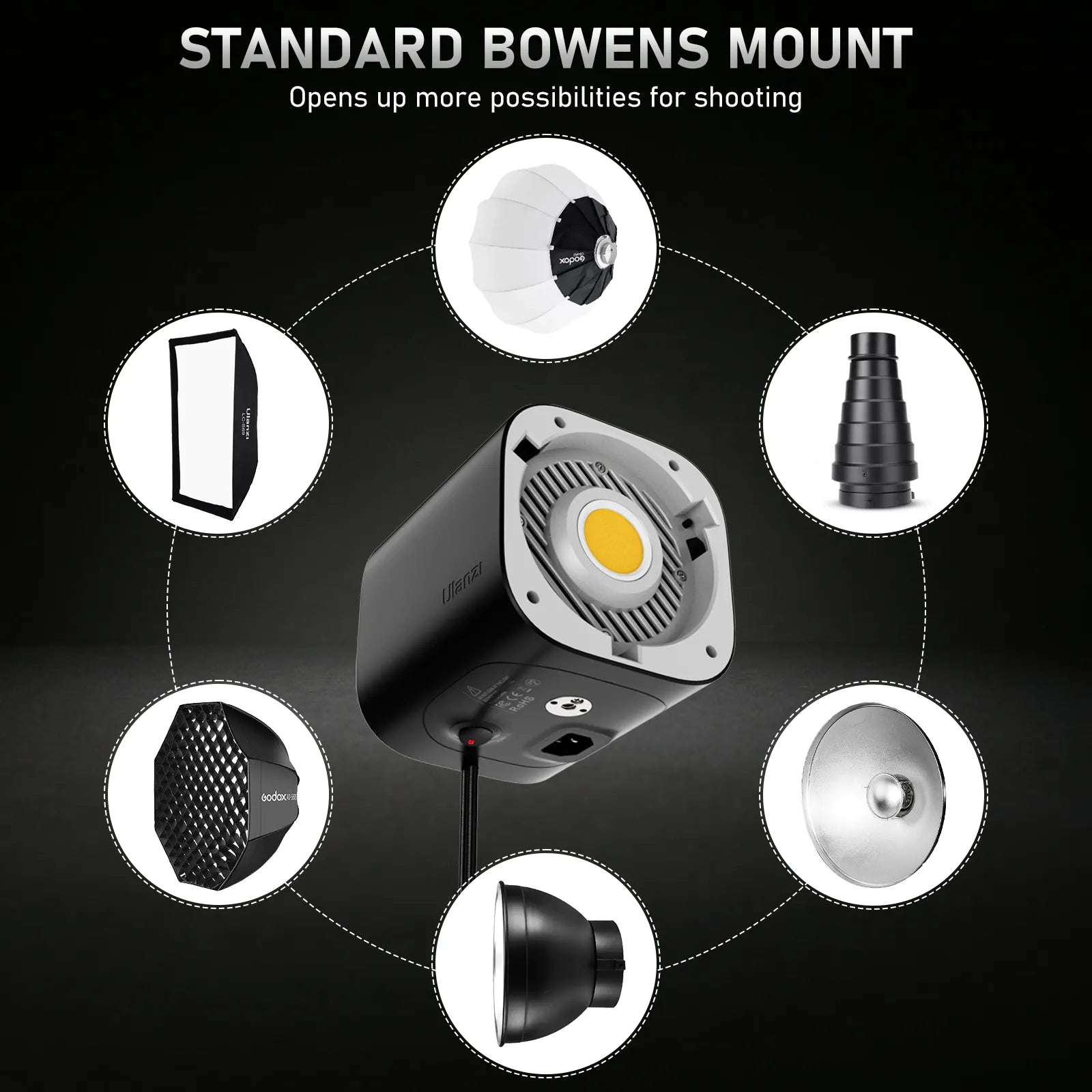 Universal Bowens Mount with Secure Lock