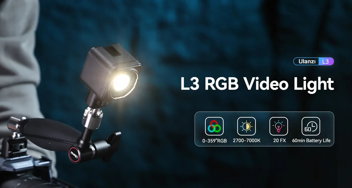 Ulanzi L3 RGB LED Video Light