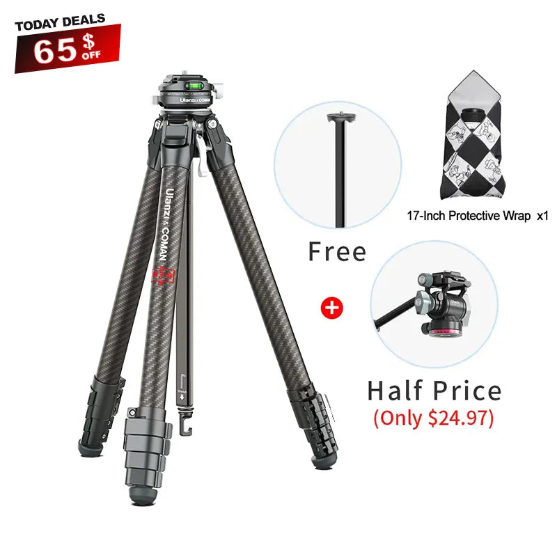 one second quick release tripod