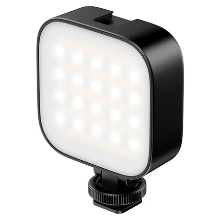 Ulanzi U60 compact LED video light with square design and cold shoe mount