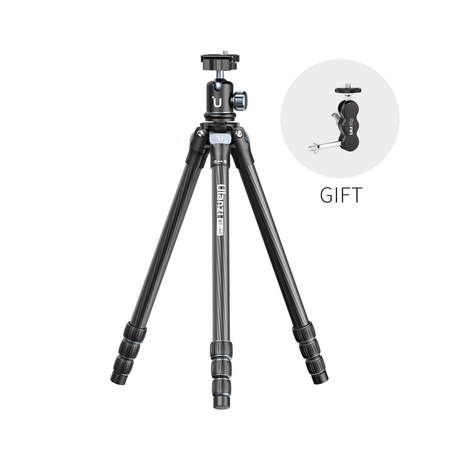 Ulanzi MT-60 Carbon Fiber Travel Tripod with monitor arm adapter gift